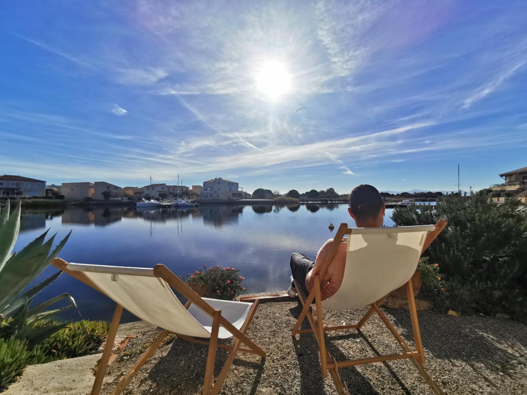 Appartement Coup De Coeur Les Pieds Dans L'Eau 르발카레스 외부 사진